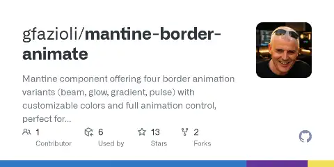 Preview of mantine-border-animate