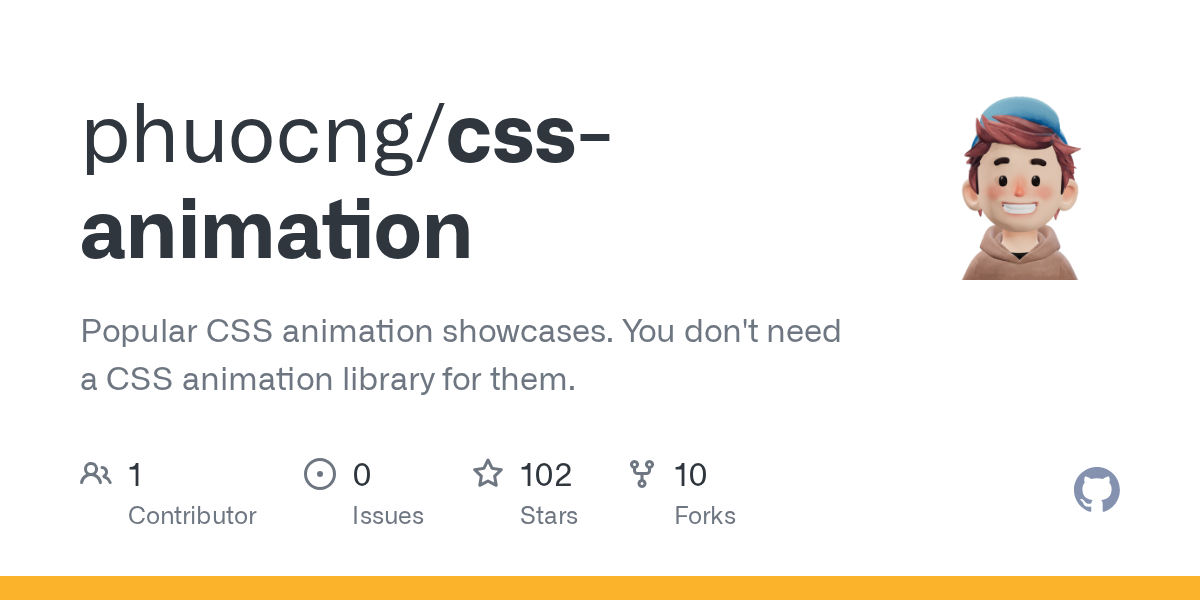 Preview of phuocng/css-animation