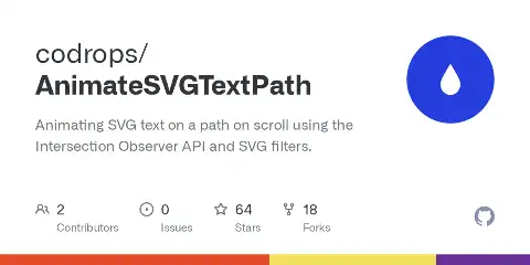 AnimateSVGTextPath preview
