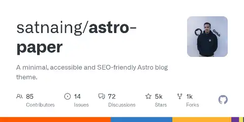 Preview of AstroPaper