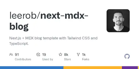 Preview of next-mdx-blog