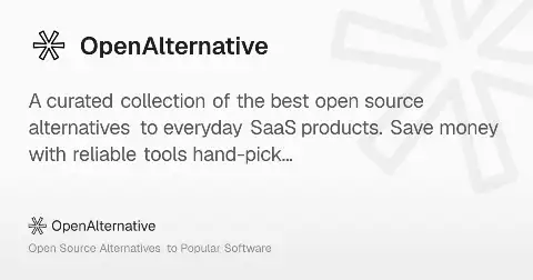 Preview of OpenAlternative