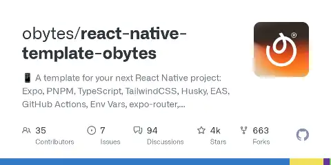 Preview of Obytes React Native Starter