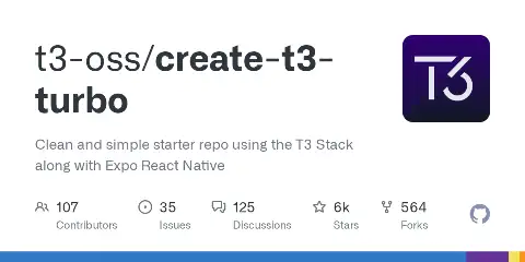 Preview of create-t3-turbo