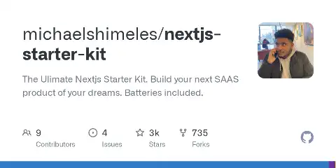 Preview of Next.js Starter Kit
