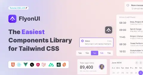 Preview of FlyonUI