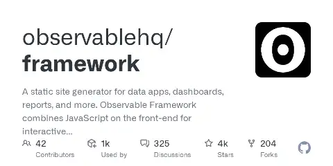 Preview of Observable Framework
