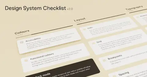 Design System Checklist preview