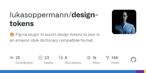 Design Tokens (Figma plugin) preview