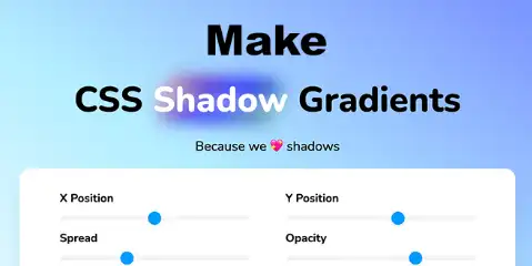 CSS Shadow Gradients preview