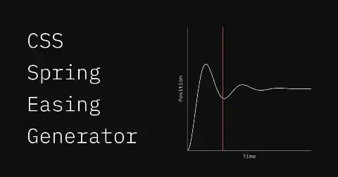Preview of CSS Spring Easing Generator