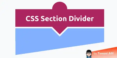 Preview of Section Divider