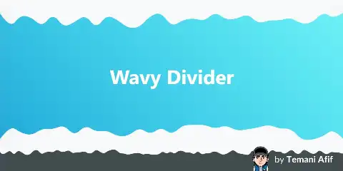 Preview of Wavy Divider