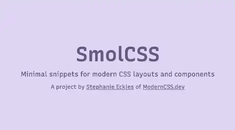 Preview of SmolCSS