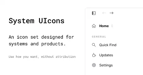 Preview of System UIcons