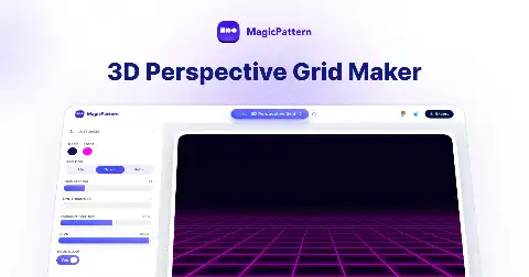 Preview of 3D Perspective Grid Generator