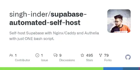 Preview of Supabase Automated Self-Host