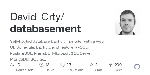 Preview of Databasement