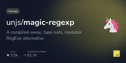 magic-regexp preview