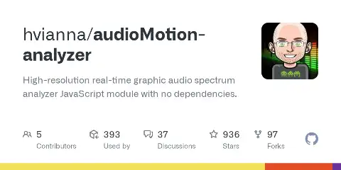 audioMotion-analyzer preview