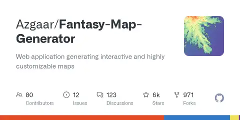 Fantasy Map Generator preview