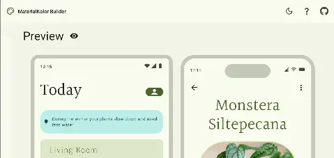 Preview of MaterialKolor