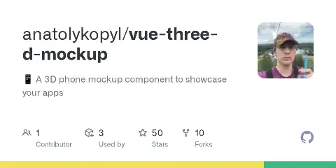 Preview of vue-three-d-mockup