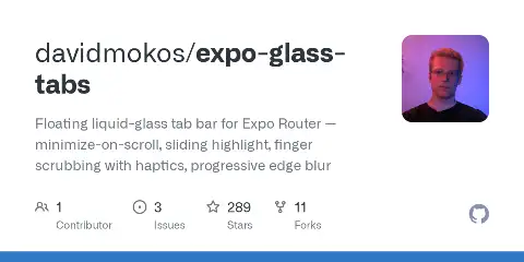 Preview of expo-glass-tabs