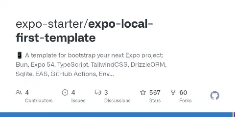 Preview of expo-local-first-template