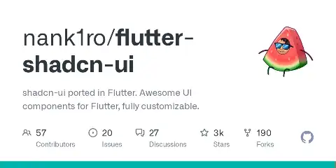 Preview of shadcn_ui for Flutter
