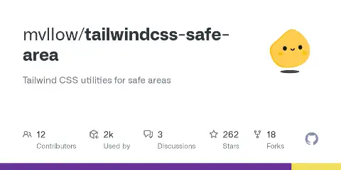 Preview of tailwindcss-safe-area