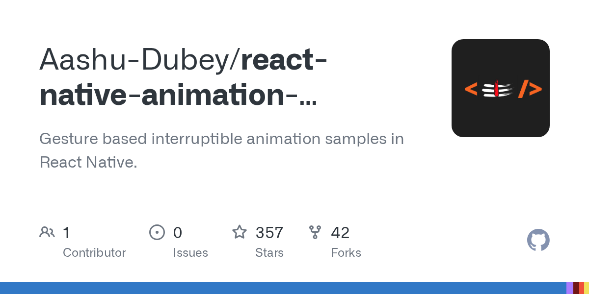 Preview of react-native-animation-samples