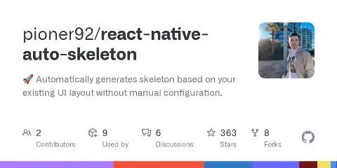 Preview of react-native-auto-skeleton
