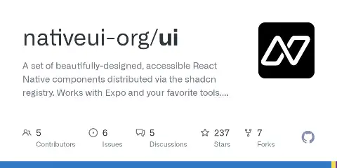 Preview of NativeUI (nativeui-org/ui)