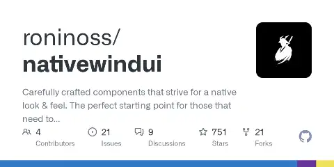 Preview of NativeWindUI