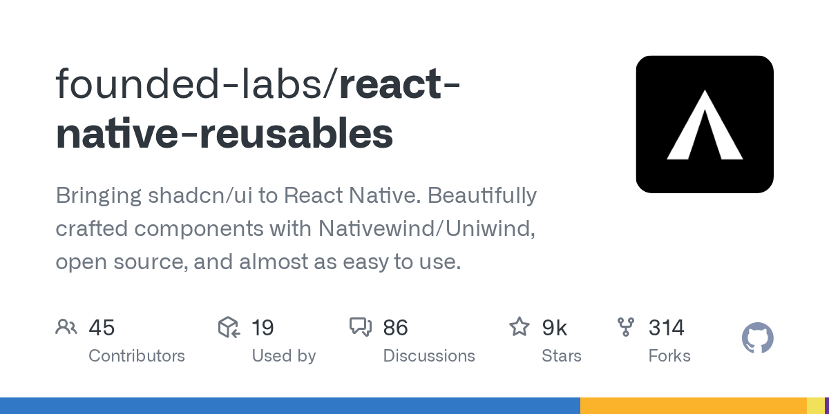 Preview of react-native-reusables
