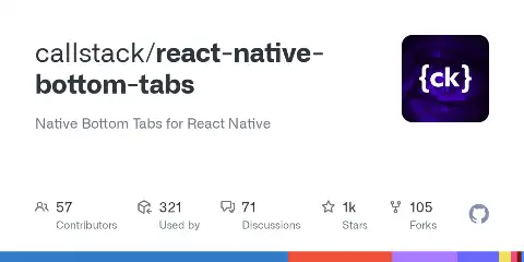 Preview of react-native-bottom-tabs