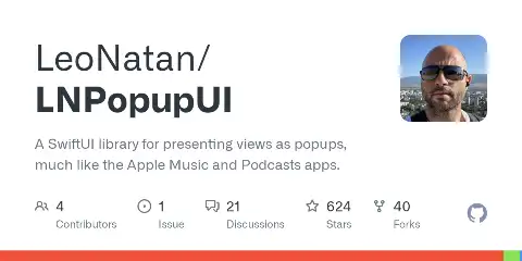 Preview of LNPopupUI