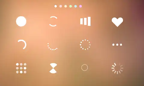 Preview of Loading.io CSS Loaders