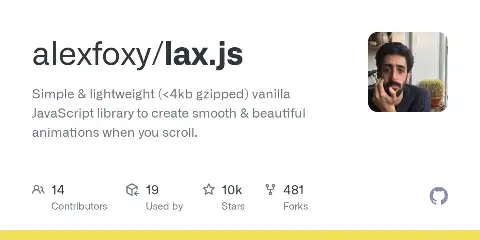 Preview of Lax.js