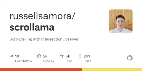 Preview of Scrollama