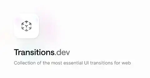 Preview of Transitions.dev