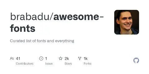 Preview of awesome-fonts