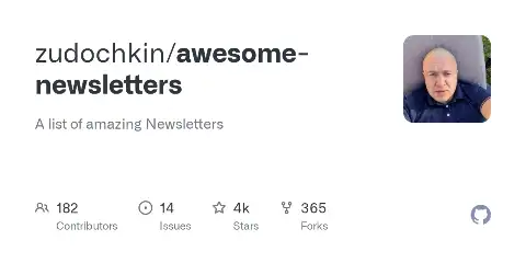 Preview of awesome-newsletters