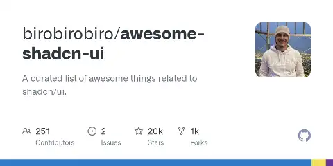 Preview of awesome-shadcn-ui