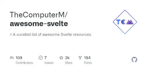 Preview of awesome-svelte