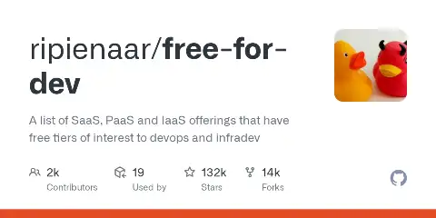 Preview of free-for-dev