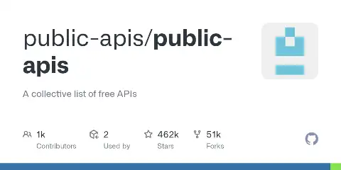 Preview of public-apis