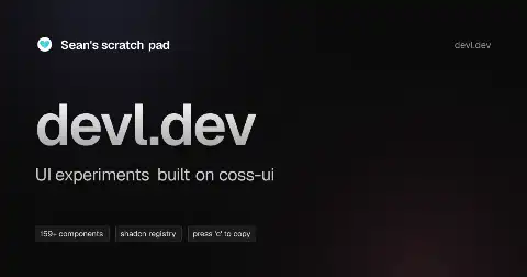 Preview of devl.dev