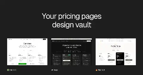 Preview of Pricing Pages